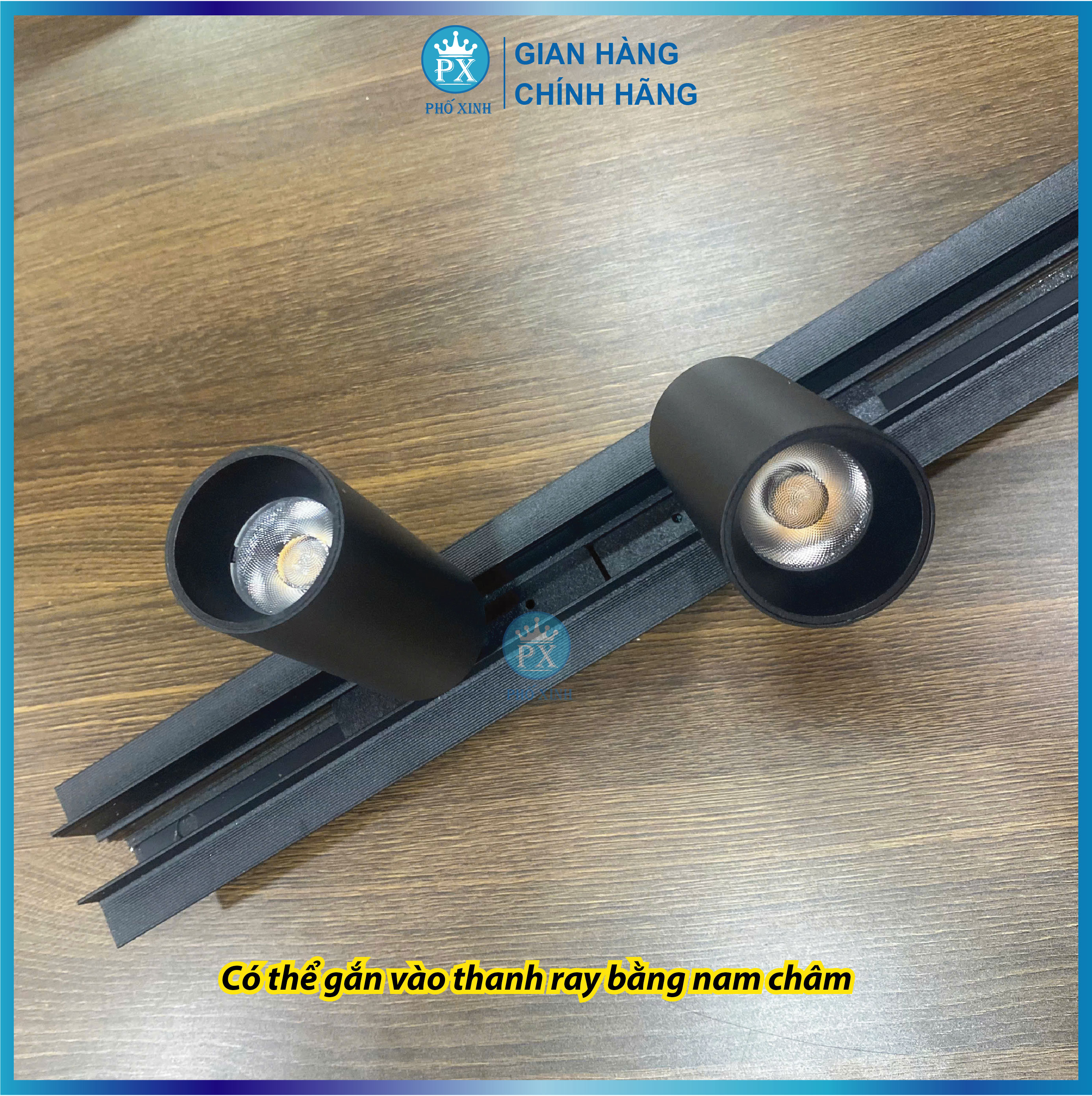 Bộ Đèn RỌI Ray Nam Châm 7W,12W  Chiếu Rọi SpotLight Sử Dụng Chip Led Osc am