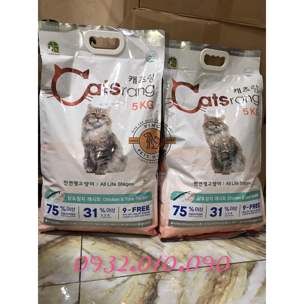 Hạt thức ăn khô cho mèo Catsrang 5kg