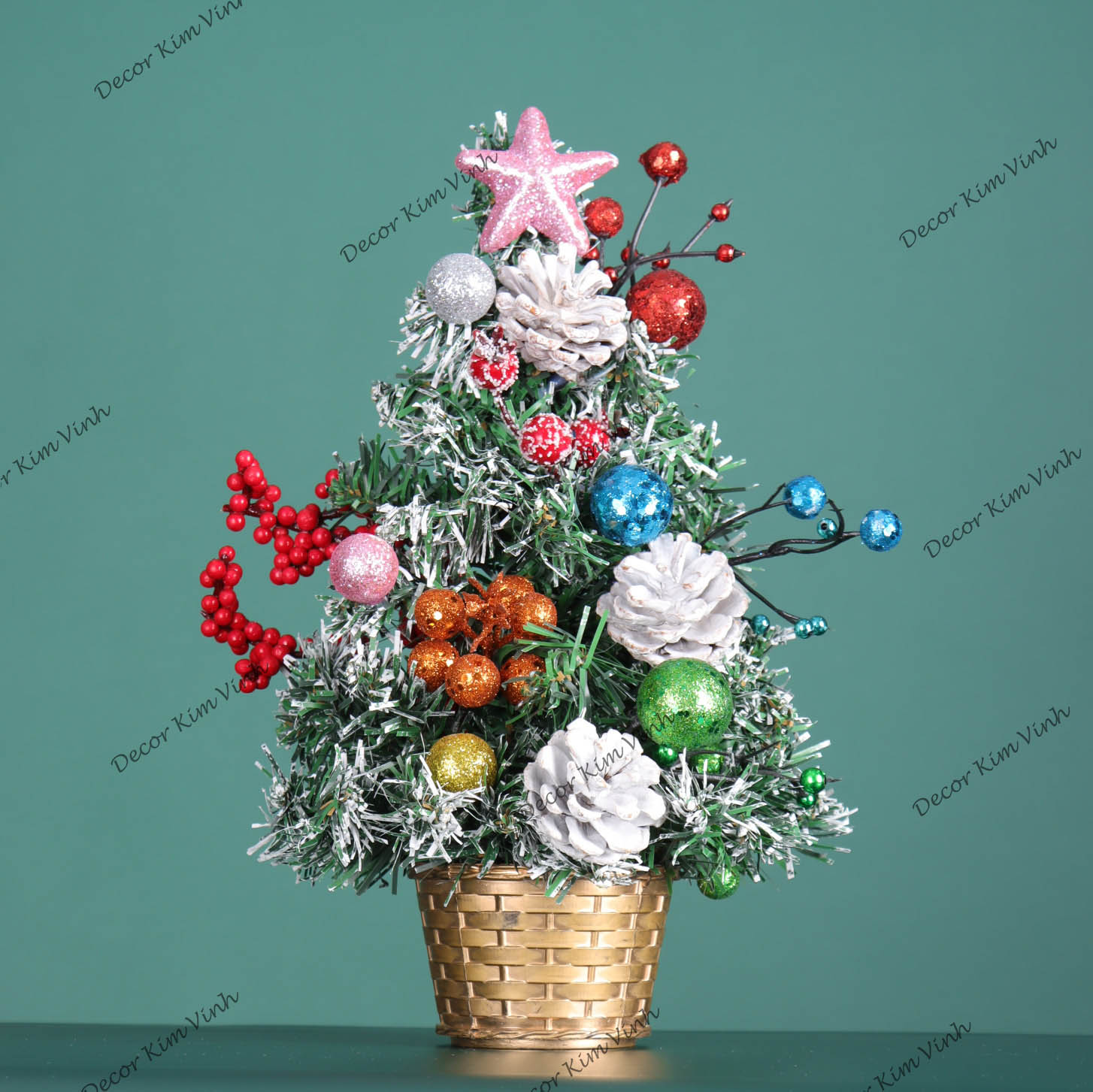 Cây Thông Nhí 3TN10 Cây Thông 30cm Trang Trí Giáng Sinh Cây Thông Noel