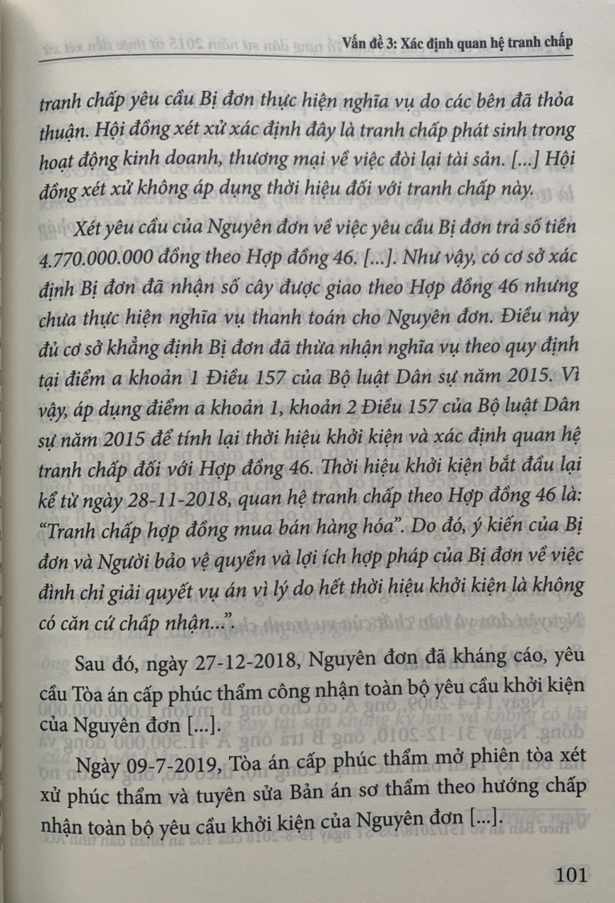 Lý giải một số vấn của Bộ luật Tố tụng dân sự năm 2015 từ thực tiễn xét xử