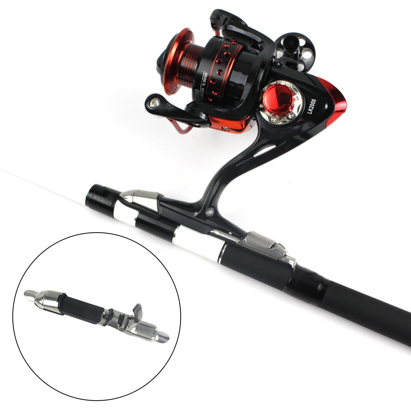 Stainless Steel Fishing Reel Seat Tool Stands Rod Clip Fishing Accessory