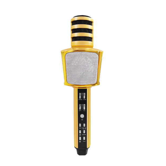 Micro không dây Micro karaoke Bluetooth 3 trong 1 PF16 Gold