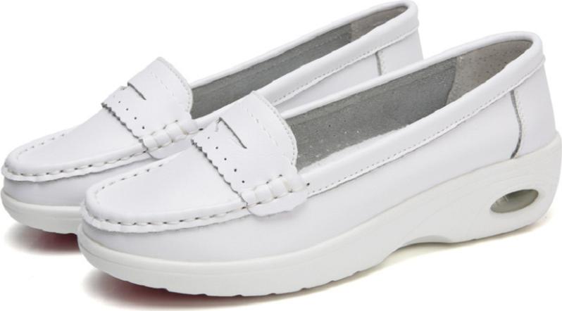 Women's flat Loafer Air Cushion Low Top Nurse Shoes