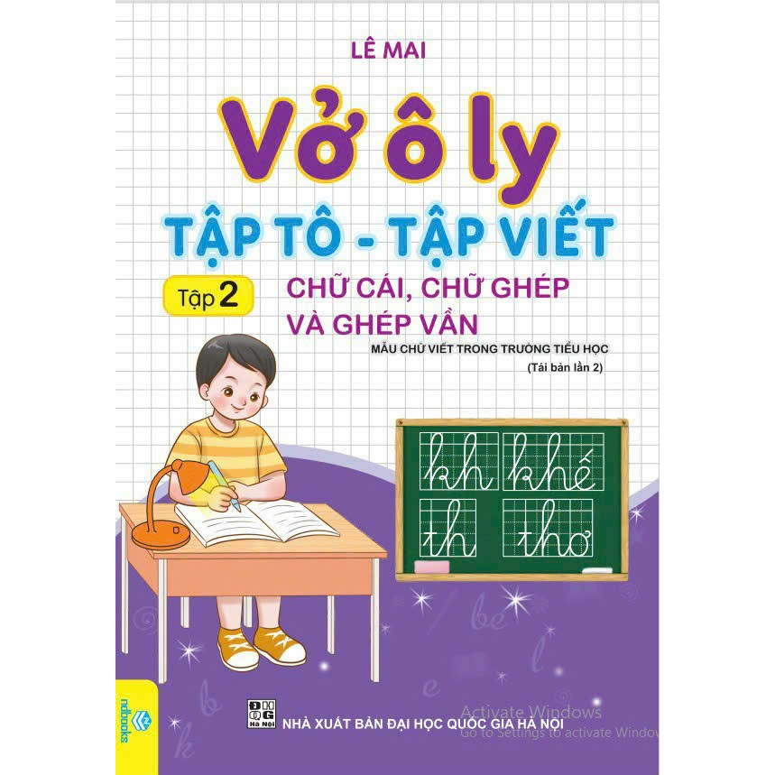 Sách - Combo 5 cuốn Vở Ô Ly Tập Tô - Tập Viết, Hành trang vào lớp 1 (Lê Mai) - Ndbooks