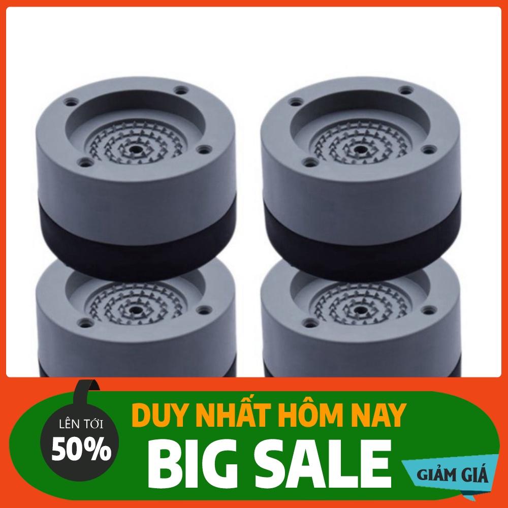 SET 4 ĐẾ LÓT CHÂN MÁY GIẶT CHỐNG RUNG LẮC THẦN THÁNH