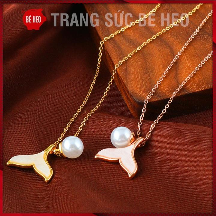 Dây chuyền titan đuôi cá - Trang sức Bé Heo BHDC263