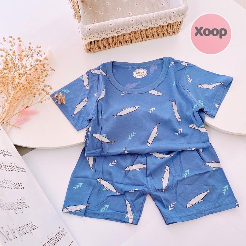 Bảng 1 !!! Bộ Cộc Tay Cotton Lạnh Hàng Quảng Châu Cực Đẹp Cho Bé Trai (1430