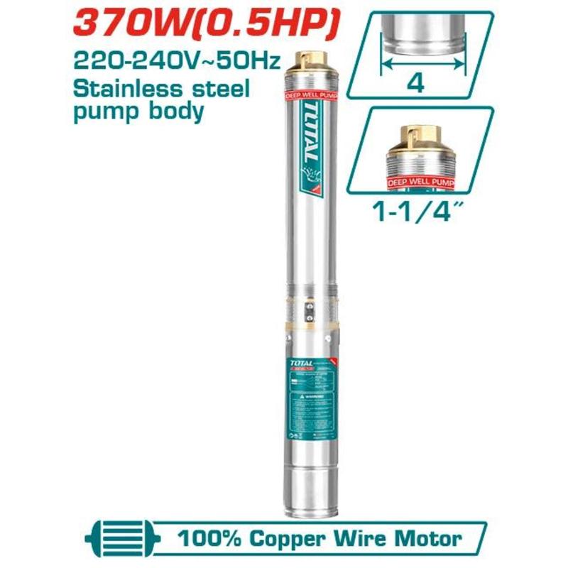 MÁY BƠM GIẾNG SÂU 550W TOTAL TWP55501 - HÀNG CHÍNH HÃNG