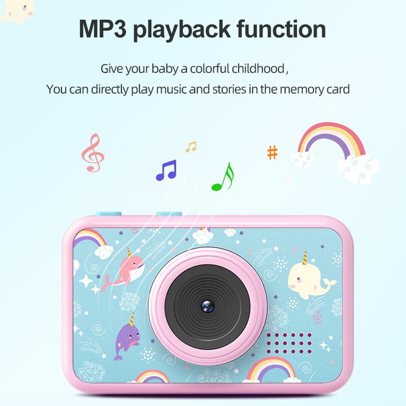 Mini Camera Child Cartoon Photographic Cameras HD Children's Digital Camera Video Recorder Camcorder Toys For Kids Girls Gift