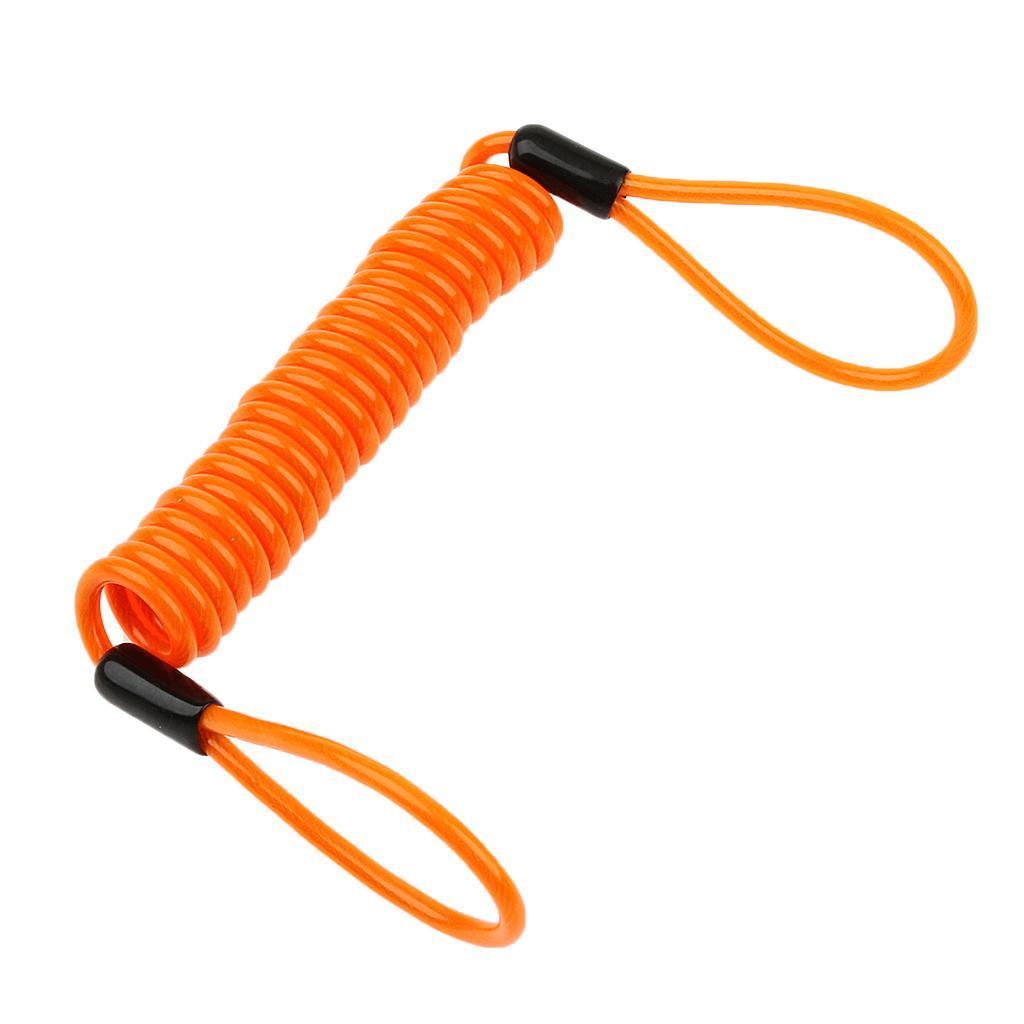 3X  Lanyard Wire Spring Cord Luggage Lock Safety Cable Loops .5m