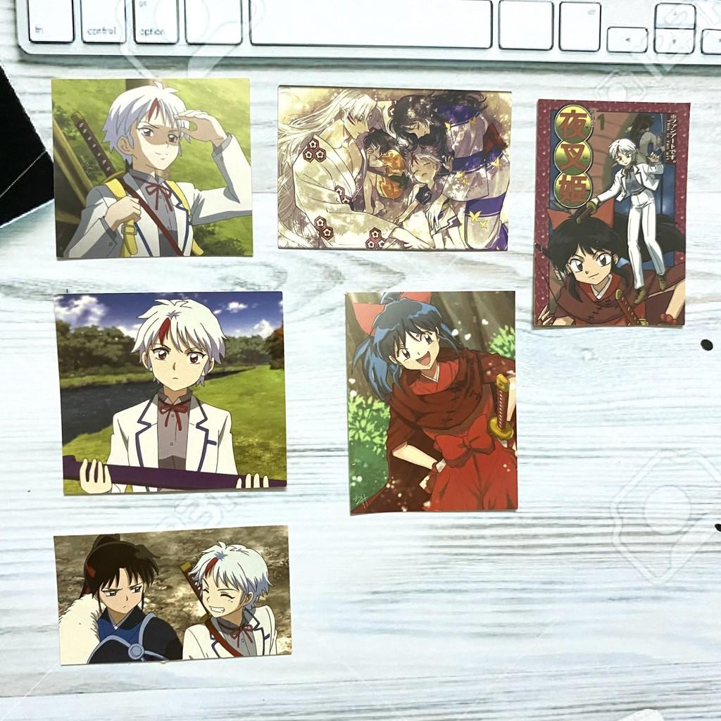 Bộ hình dán - sticker anime Công Chúa Bán Yêu Yashahime dán trang trí laptop, máy tính bỏ túi, vali, đt,...