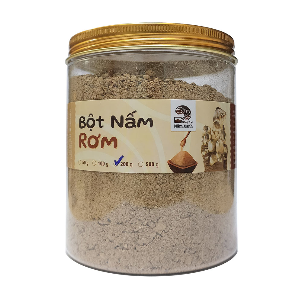 Bột Nấm Rơm - Tốt Cho Sức Khỏe - Nông Trại Nấm Xanh