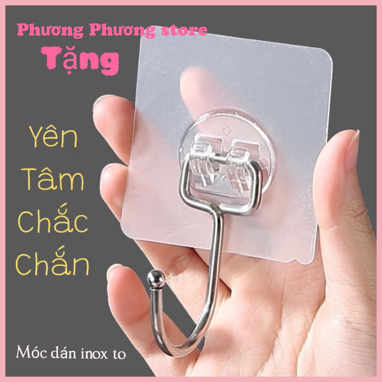 Móc phơi quần áo inox có khóa móc treo chắc chắn - 10 kẹp được phủ nhựa chống sầy xước khi phơi đồ ( tặng móc dán inox to ) Hàng Cao Cấp