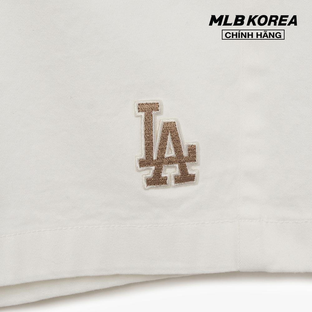 MLB - Quần shorts ngang gối nữ Basic Medium Logo Bermuda 3FSMB0633-07WHS