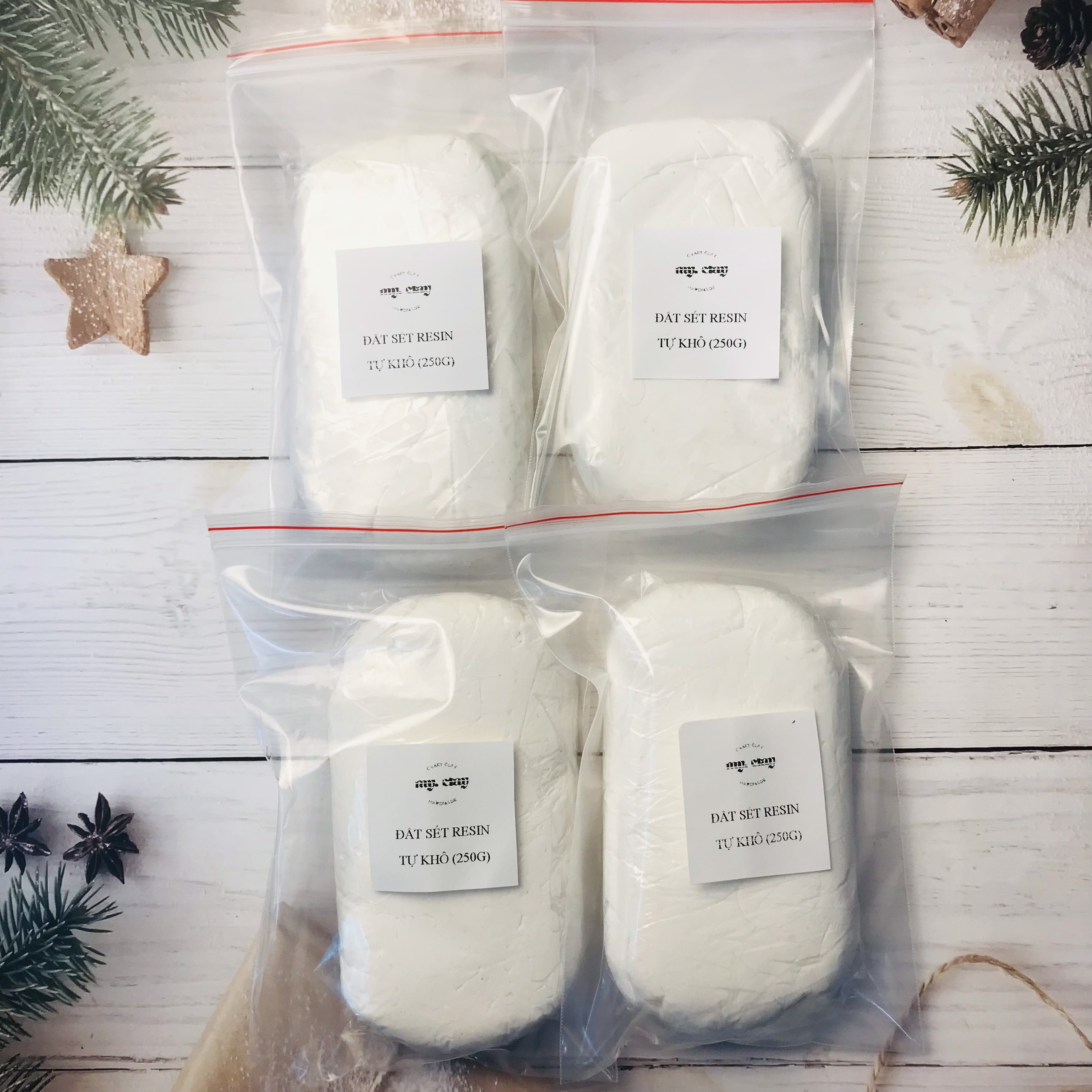 Đất sét tự khô Đài Loan, Đất RESIN CỨNG, BỀN ĐẸP, đất nặng - Đất nặn tượng chibi, mô hình, móc khóa