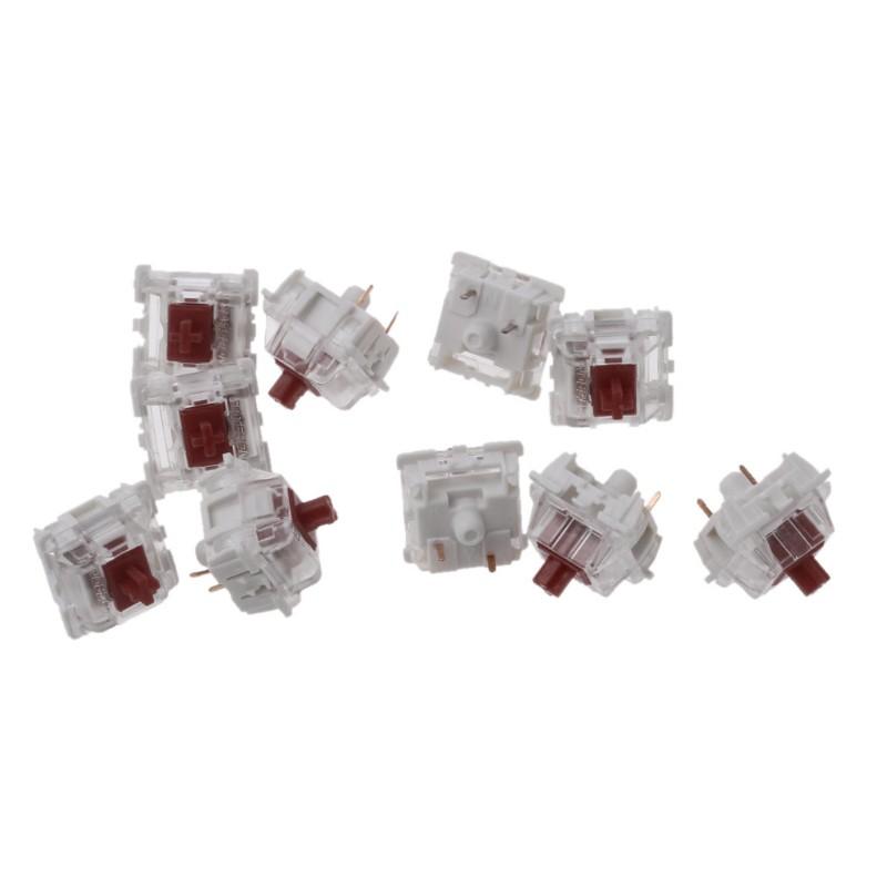 Bộ 10 Công Tắc Đèn Led 3 Chân Mx Fit Gh60