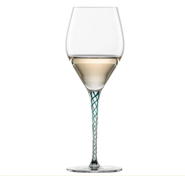 Set 2 Ly Vang Zwiesel Glas Handmade Spirit 121644 Allround Green dung tích 358ml Vân Xanh hàng chính hãng
