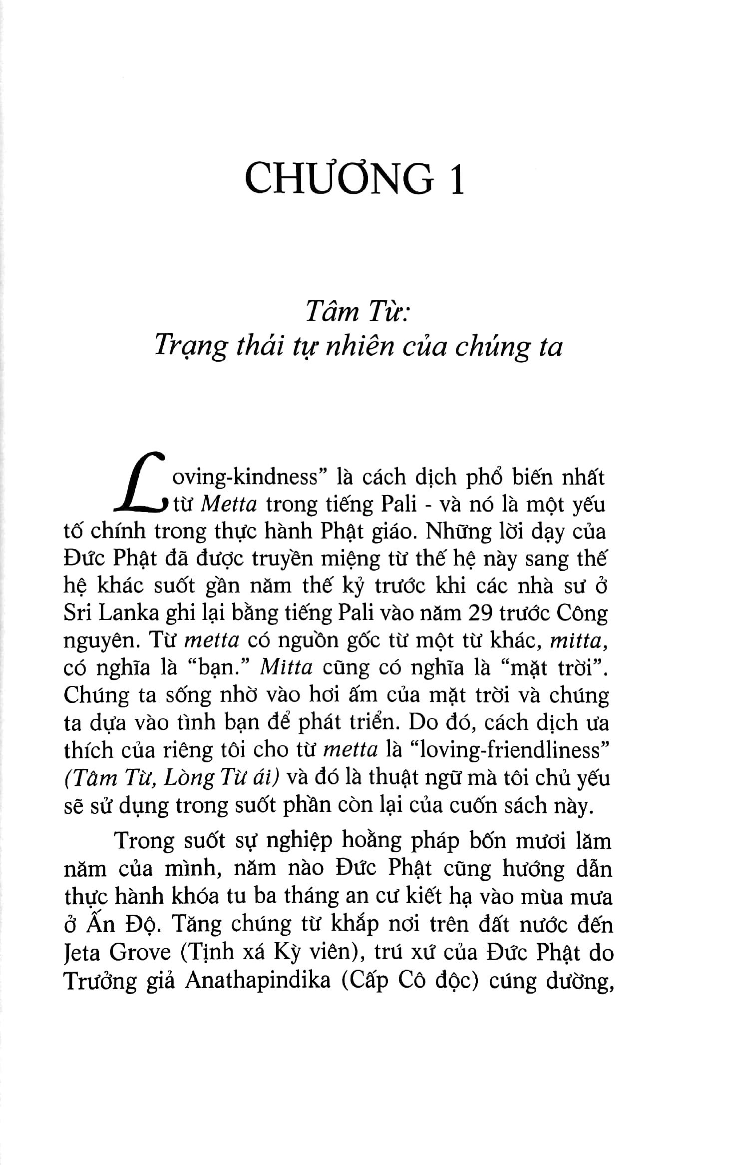 Tâm Từ Thực Hành Căn Bản