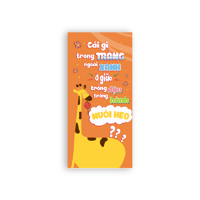 Combo Lì xì Câu Đối Maisencards (5 cái) Mẫu ngẫu nhiên