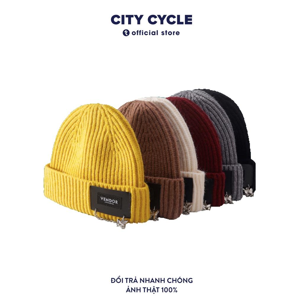 Mũ len Vendor City Cycle mũ len Beanie phong cách Hàn Quốc