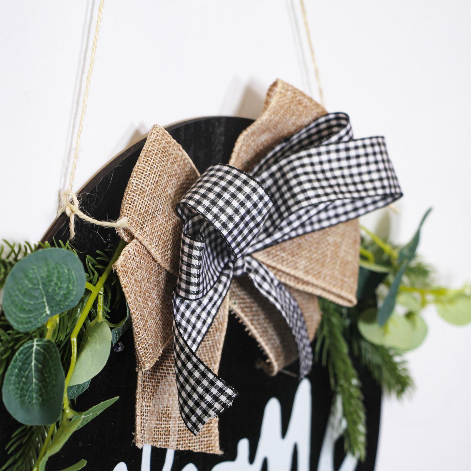 Bảng treo trang trí chữ Welcome chào mừng cho cửa hàng, bằng gỗ