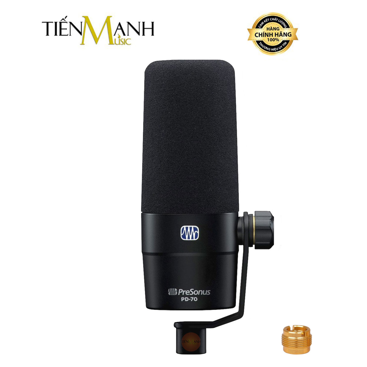 Micro PreSonus PD70 - Mic Thu Âm Dynamic Vocal, Podcast Livestream Phòng Studio Microphone PD-70 Hàng Chính Hãng