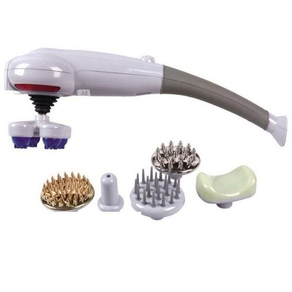 Máy Massage Cầm Tay - Máy Mát Xa Cầm Tay 7 Đầu Hồng Ngoại King Massager