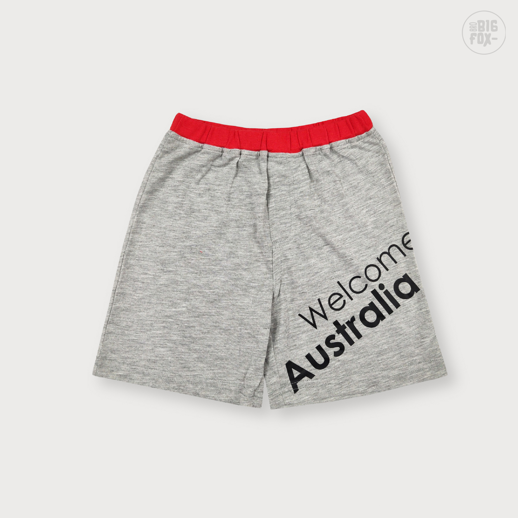 Đồ bộ bé trai cộc tay BIGFOX - MISS MEOW size đại chất cotton phong cách Âu Mỹ in hình Australia 11 - 37 kg QATE