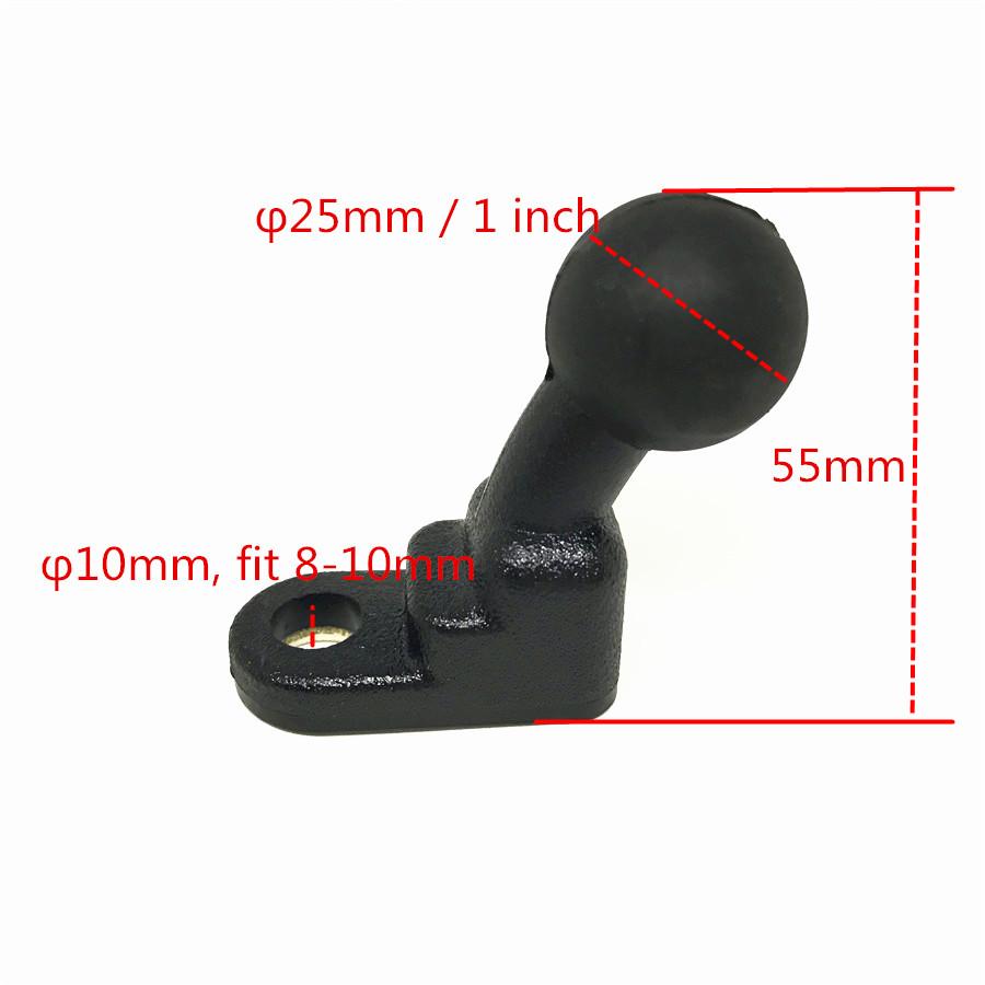 Tay cầm xe máy Jadkinsta hoặc cơ sở gương phía sau 1 inch Ballhead Ghote