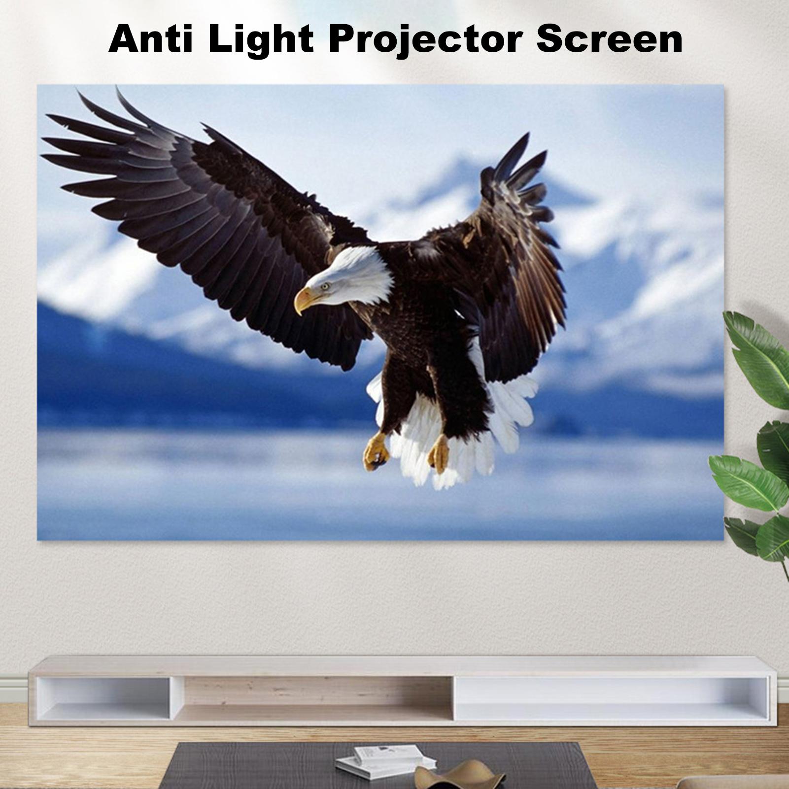 Màn hình chiếu 120inch 16:9 HD có thể gập lại cho gia đình