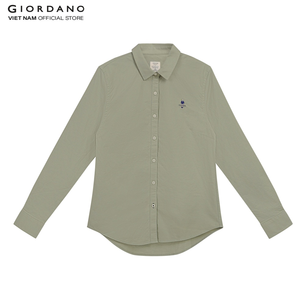 Áo Sơ Mi Tay Dài Nữ Giordano 05340038