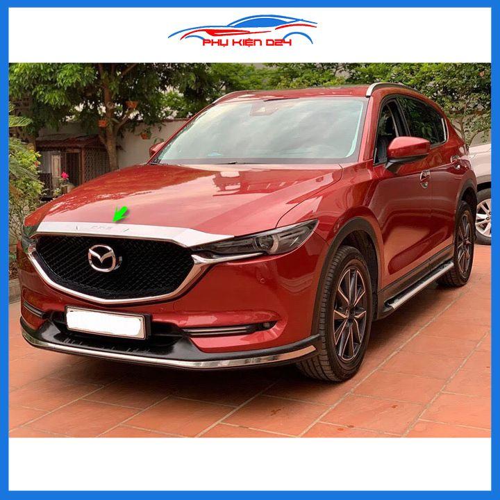 Ốp trang trí mặt ca lăng CX5 CX-5 2018-2019-2020-2021-2022 lắp viền mí capo