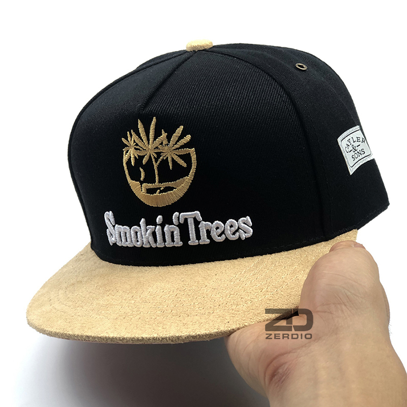 Nón hiphop, Mũ snapback nam nữ Smokin đen phong cách cá tính