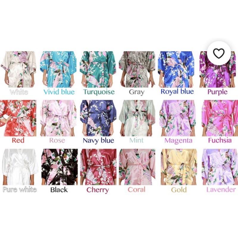 Áo khoác lụa áo kimono phong cách boho