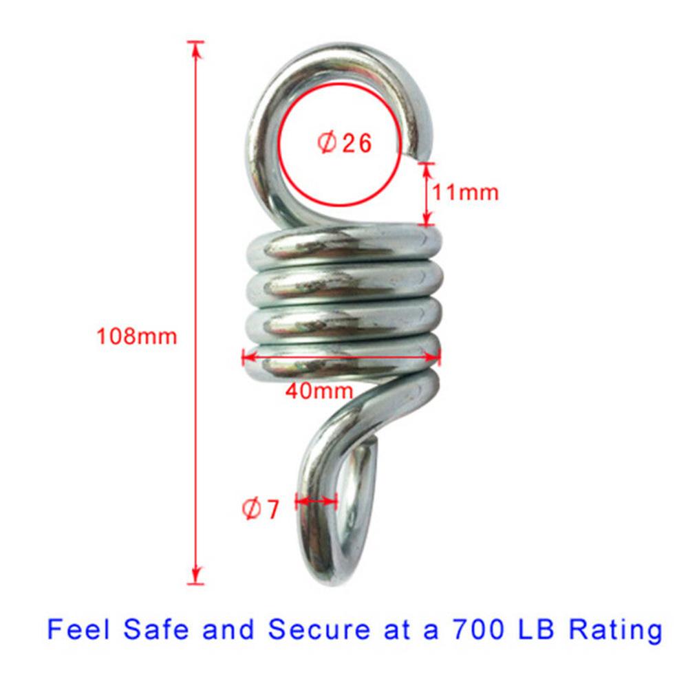 Móc treo phụ tùng sử dụng để đu và kéo để kéo dài hạng nặng tải trọng trên 700lb,Kết cấu thép chắc chắn, bền và không gỉ.
