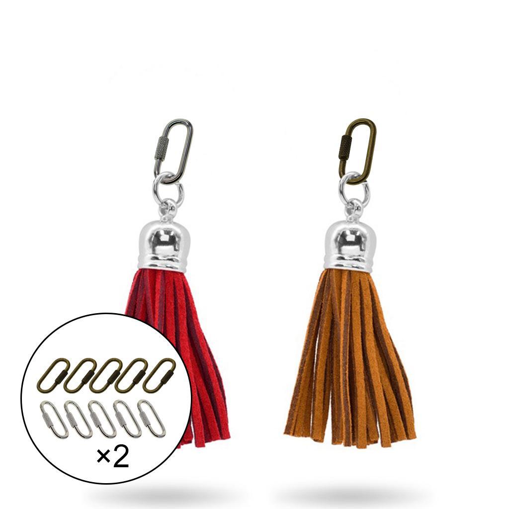 Set of 20 Carabiner Screw O- Hook Rock Climbing Locking