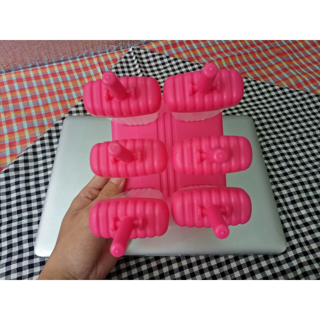 Bộ Khuôn Làm Kem 6 Que Cao Cấp