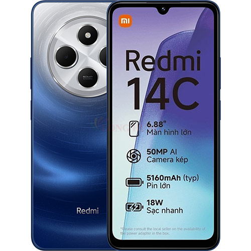 Điện thoại Xiaomi Redmi 14C - Hàng chính hãng