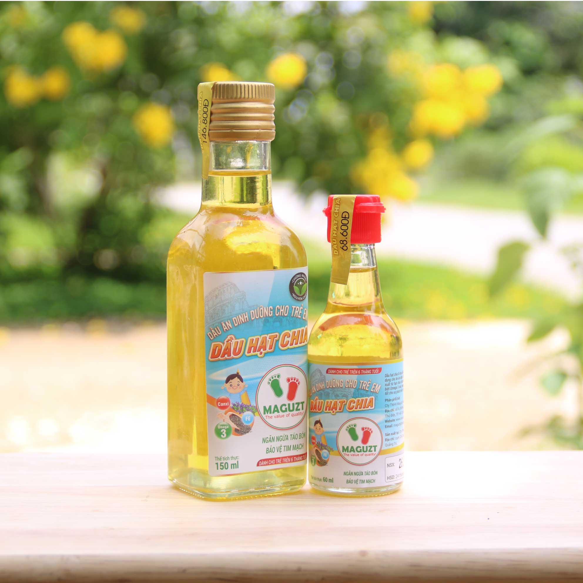 Dầu Hạt Chia cho bé ăn dặm Maguzt Nguyên Chất