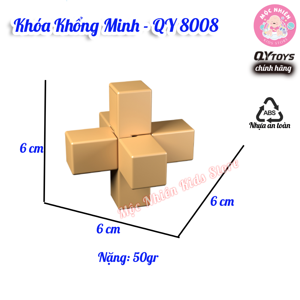 Đồ Chơi Rubik Khóa Khổng Minh QiYi Toys - Khóa Lỗ Ban