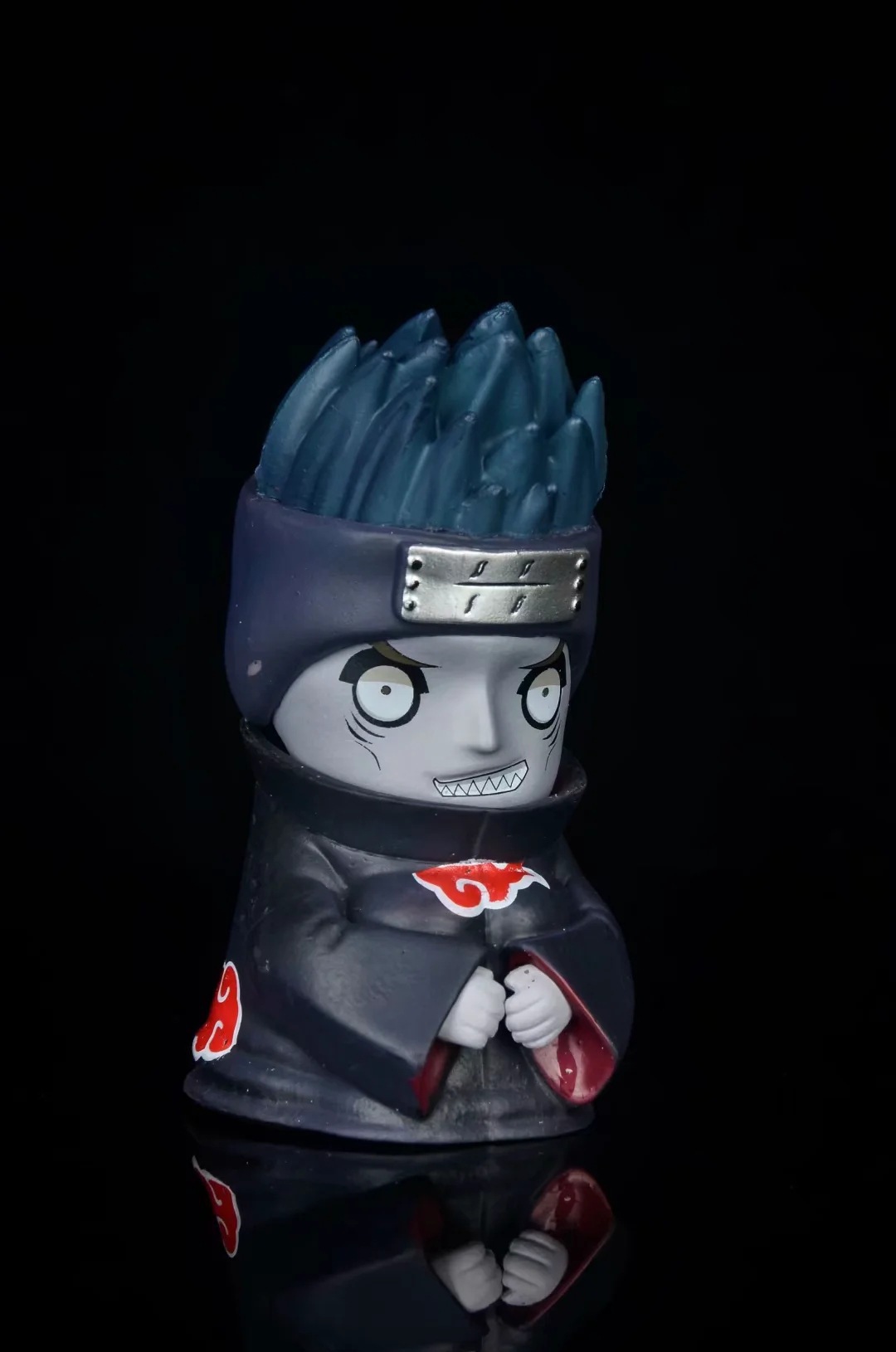 Deidara Mô hình chibi lớn gacha nghệ thuật chơi bơm akatsuki ngồi suy tư Anime Naruto 2053 1-2