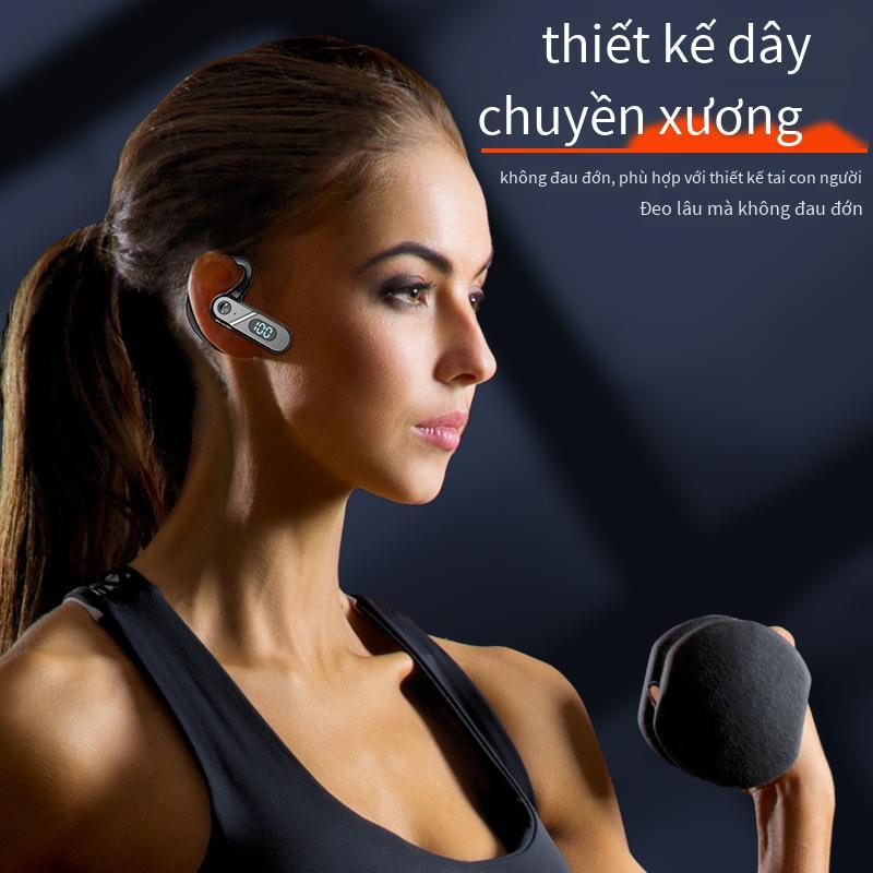 Đảm bảo chất lượng V28 không dây gắn trong tai dành cho doanh nghiệp không dây công suất lớn khái niệm dẫn truyền màn hình kỹ thuật số Tai nghe Bluetooth một tai 5.2