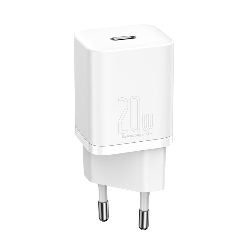 Cốc sạc Baseus Super Si Quick Charger 1C 20W EU (Hàng chính hãng