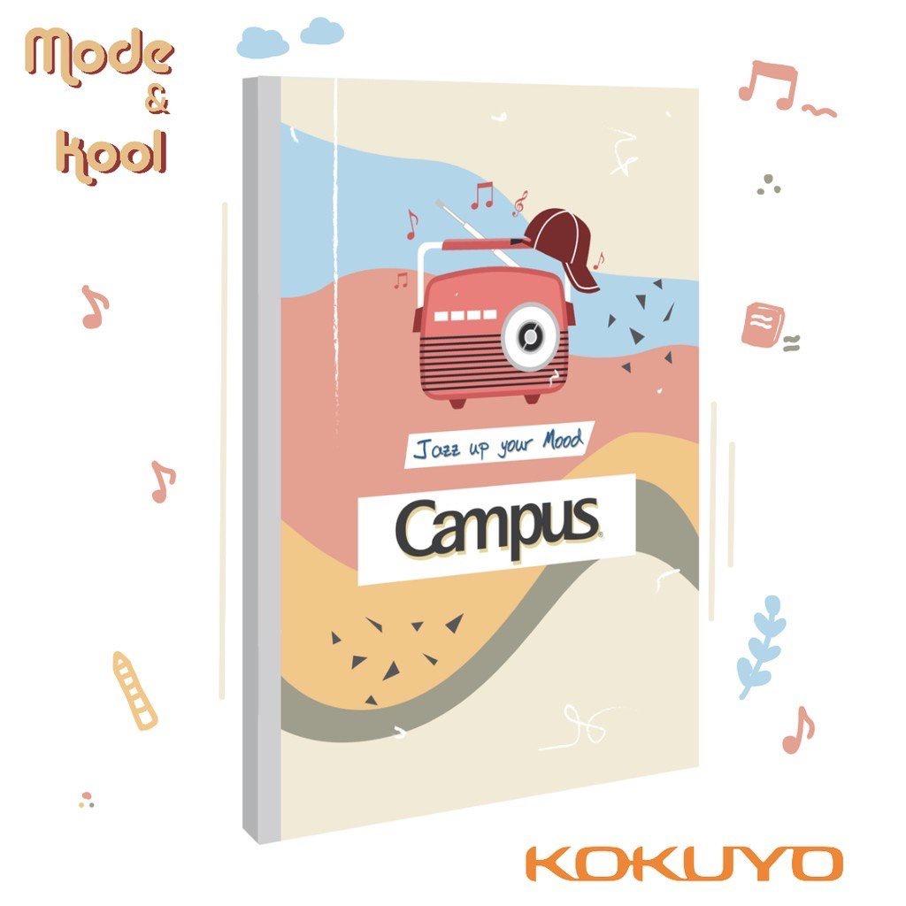Lốc 5 Vở KN có chấm Campus Mode &amp; Cool 120 trang