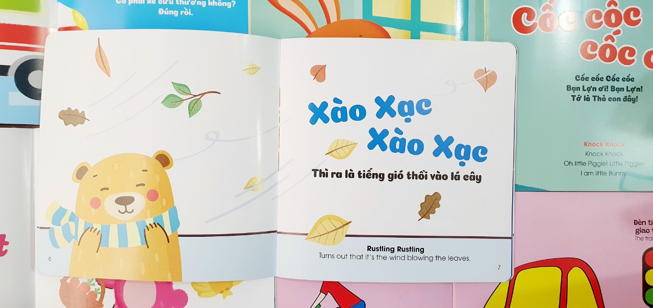 Ehon song ngữ Anh - Việt - Bộ sách nuôi dưỡng tâm hồn bé 0 - 6 tuổi - Kèm file nghe