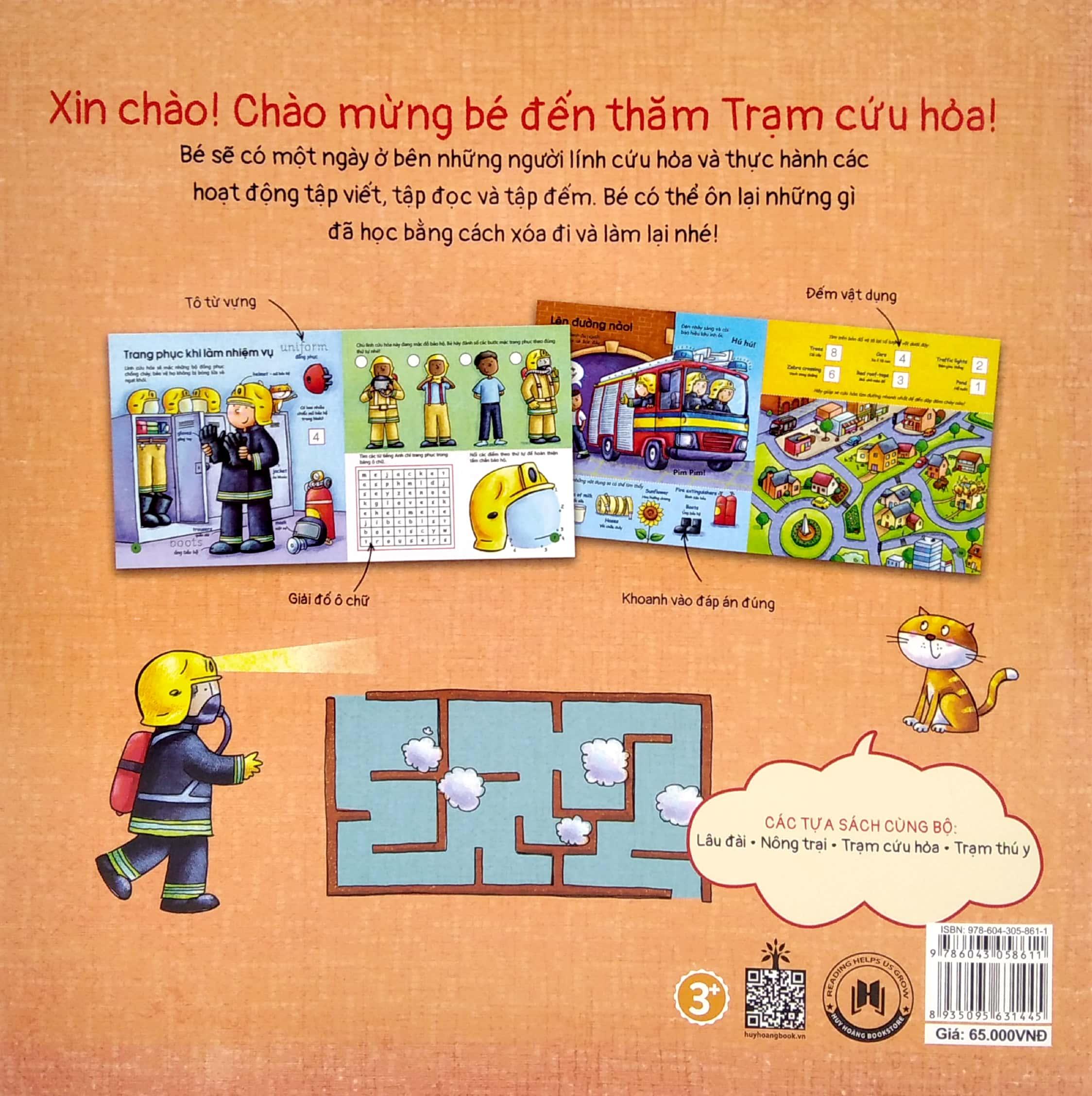 Hình ảnh Let’S Go To The Fire Station - Nào Mình Cùng Đến Trạm Cứu Hỏa (Song Ngữ Anh - Việt)