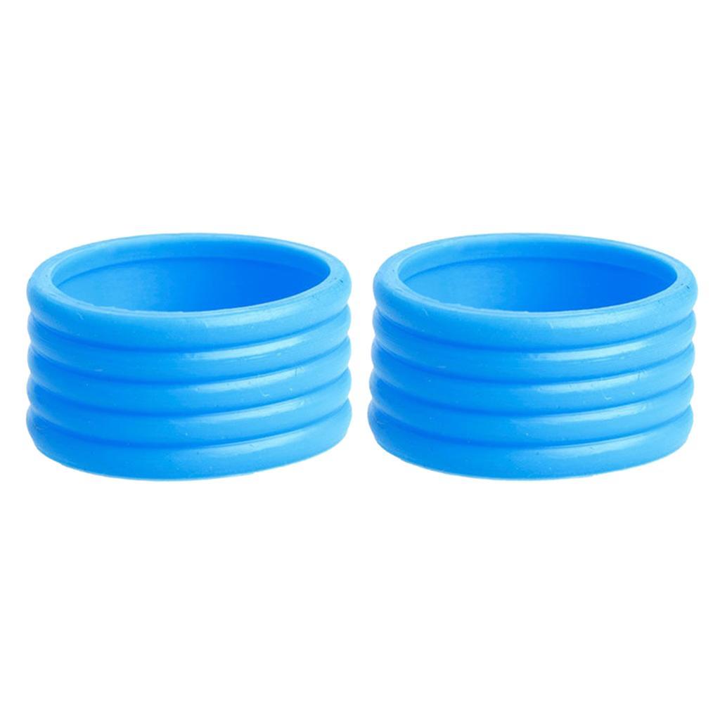 2pcs Silicone Tennis Racket Racquet Handle Loop