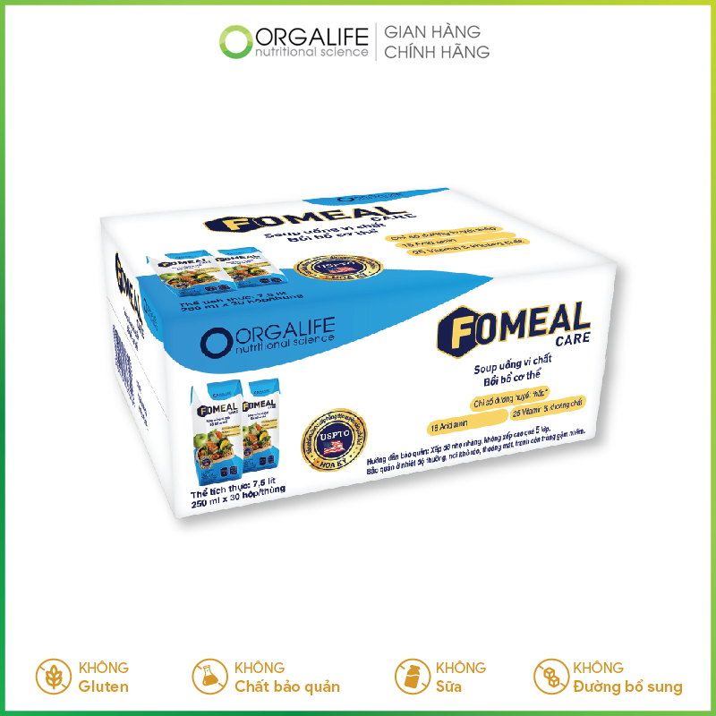 Thực phẩm dinh dưỡng y học FOMEAL CARE VANILLA – 1 thùng  30 hộp