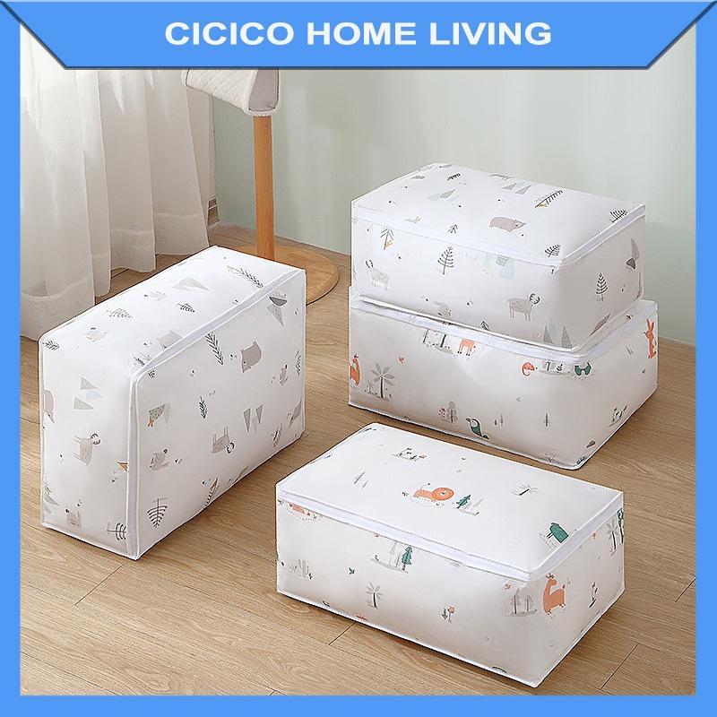 Túi đựng quần áo Cicico A206 túi đựng chăn màn 2 size 60cm và 50cm