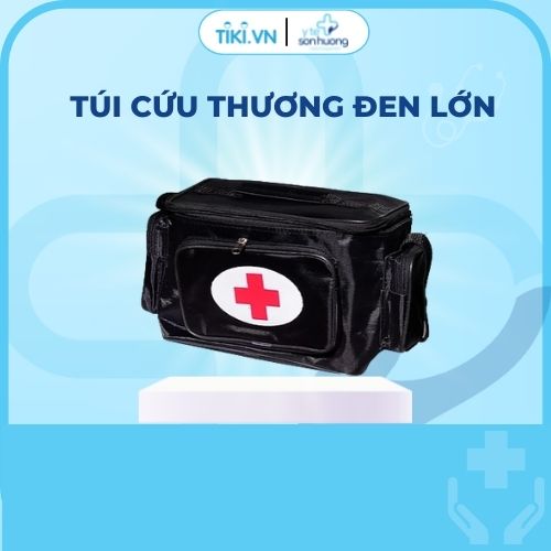 Túi cứu thương Đen lớn - 34cm x 22cm x 22cm